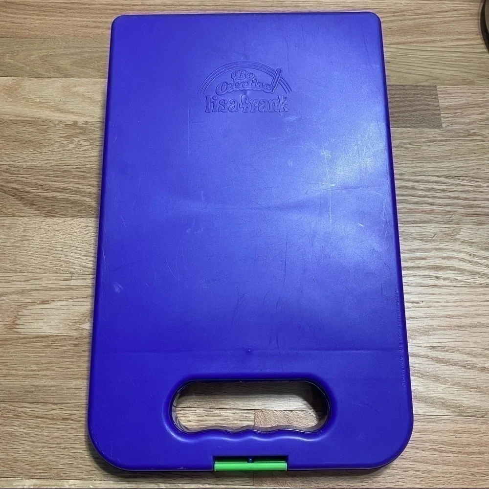 Lisa Frank Clip Board Monkey Vintage 90s Purple Stationary